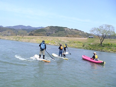球磨川SUP