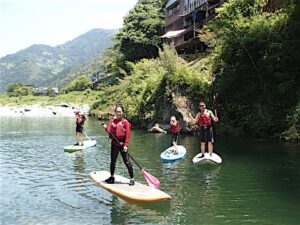家族でSUP