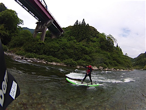 高知 SUP リバーサップ｜シャワークライミング　ガルバンゾ