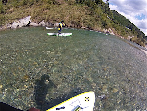 高知 SUP リバーサップ|シャワークライミング ガルバンゾ