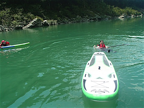 高知 SUP リバーサップ｜シャワークライミング　ガルバンゾ