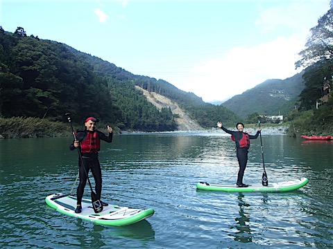 高知 SUP リバーサップ｜シャワークライミング　ガルバンゾ