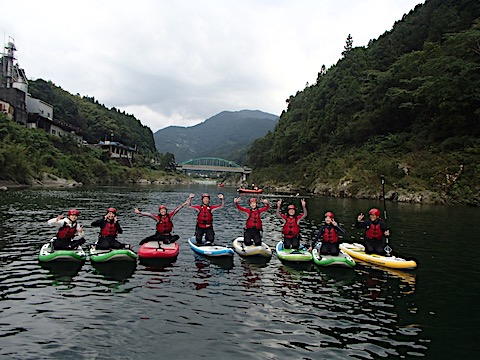 高知サップ（SUP）｜シャワークライミング 仁淀川と吉野川で開催　ガルバンゾ