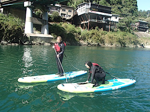 高知 SUP リバーサップ｜シャワークライミング　ガルバンゾ