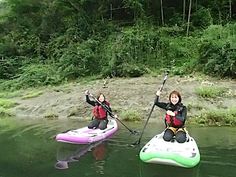 高知 SUP リバーサップ｜シャワークライミング　ガルバンゾ
