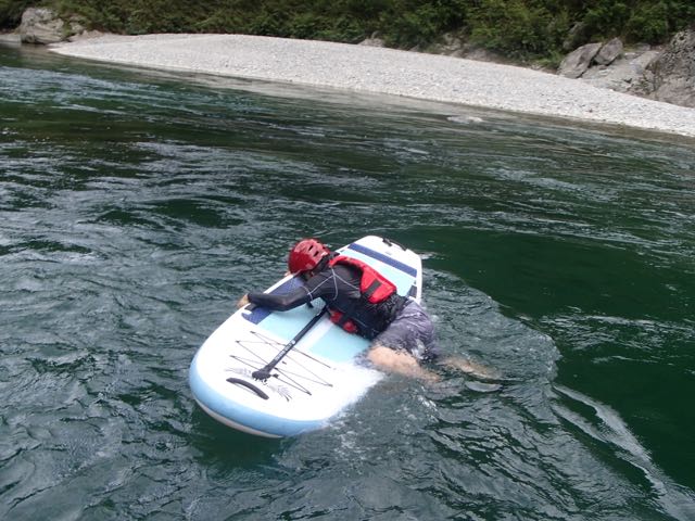 高知 SUP リバーサップ｜シャワークライミング　ガルバンゾ